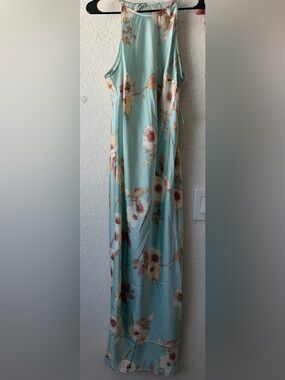a new day Mint Floral Maxi Dress